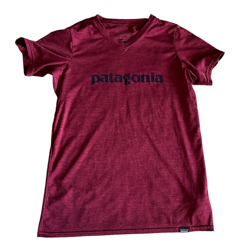 Patagonia Maroon Daily Capilene Base Layer Shirt